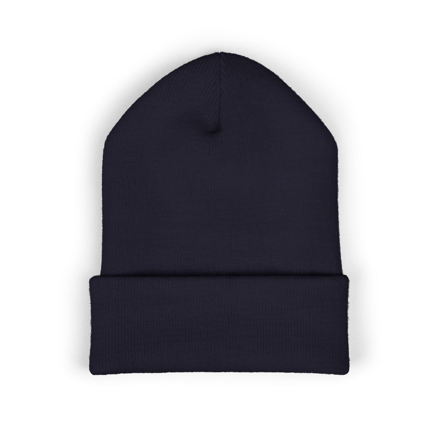 Embroidered Classic Cuffed Beanie — Retro 'Skoolklothes Skull