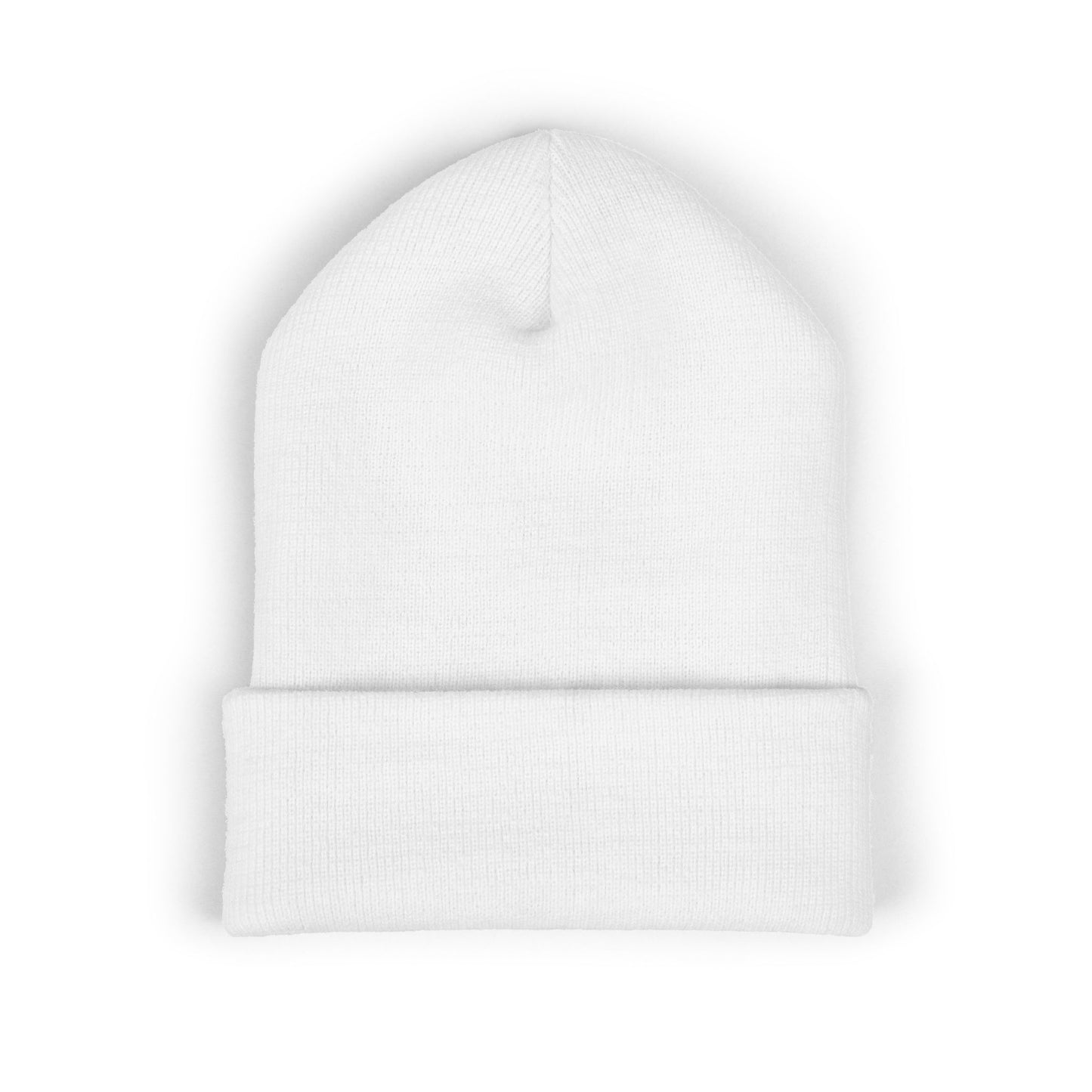 Embroidered Classic Cuffed Beanie — Retro 'Skoolklothes Skull
