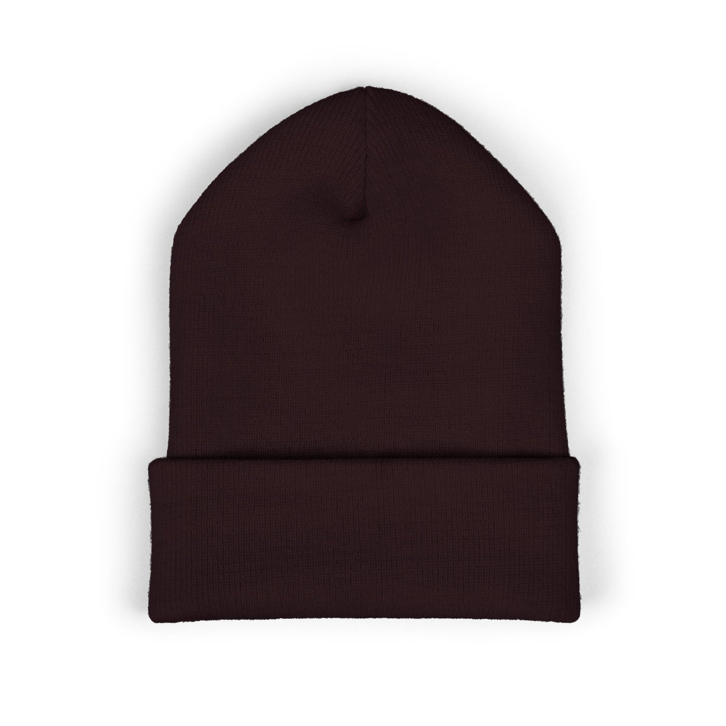 Embroidered Classic Cuffed Beanie — Retro 'Skoolklothes Skull